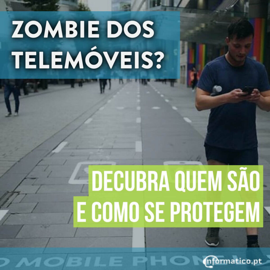 Zombies dos telemóveis com faixa pedonal na China