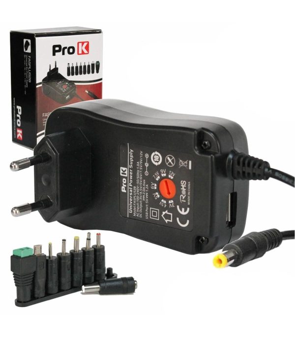 Carregador Universal PROK FASPLUS2B 3v a 12V