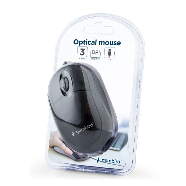 Rato Óptico GEMBIRD MUS-U-01 - USB