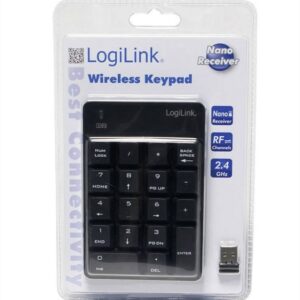 LogiLink ID0120 Radio Numeric keypad Black
