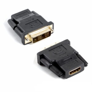 Adaptador HDMI fêmea para DVI-D macho LANBERG AD-0013-BK