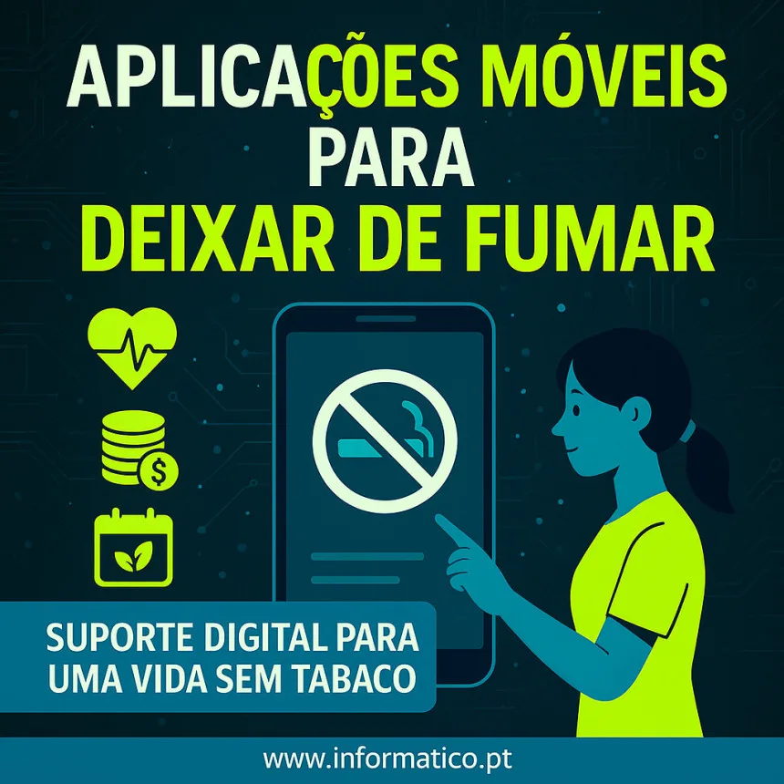aplicações móveis deixar fumar