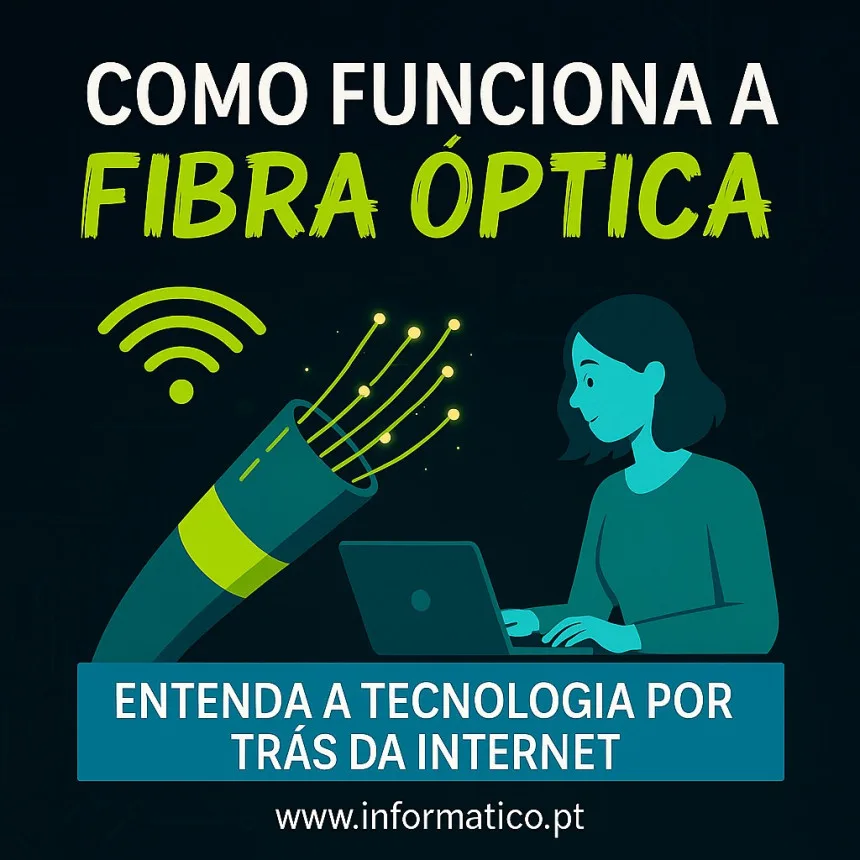 como funciona a fibra otica