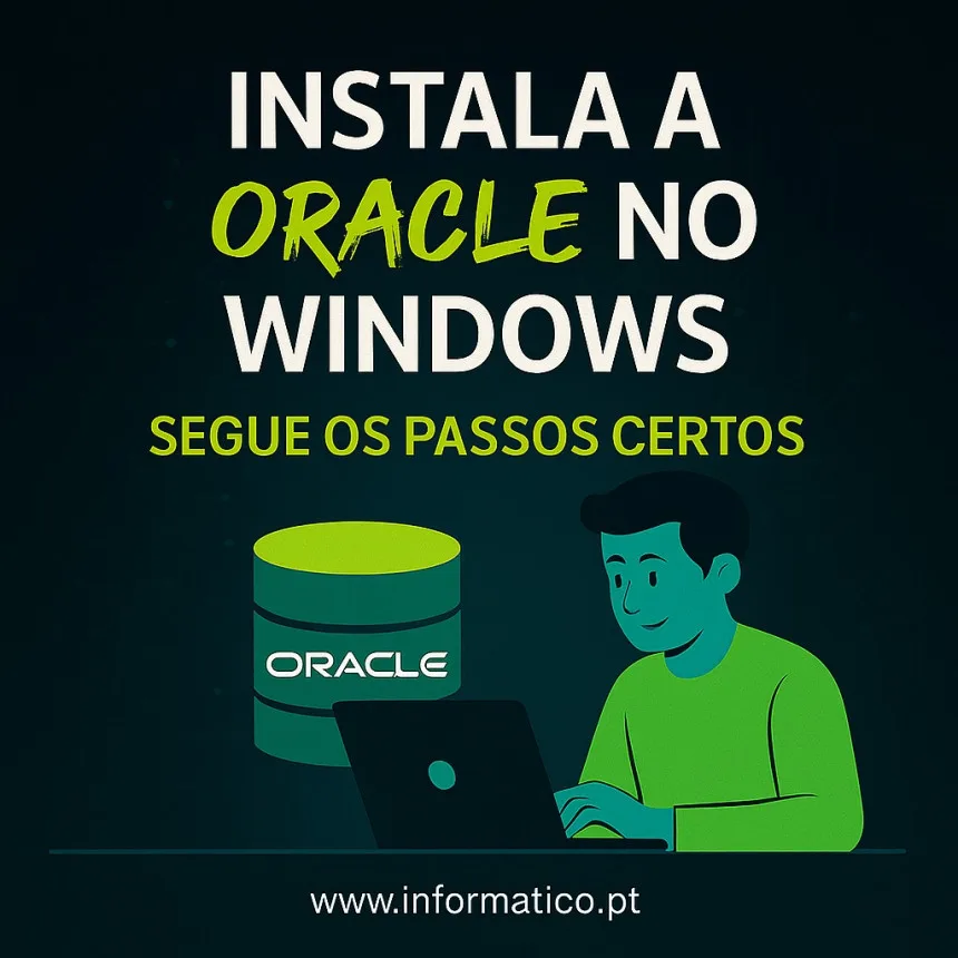 como instalar oracle base dados windows