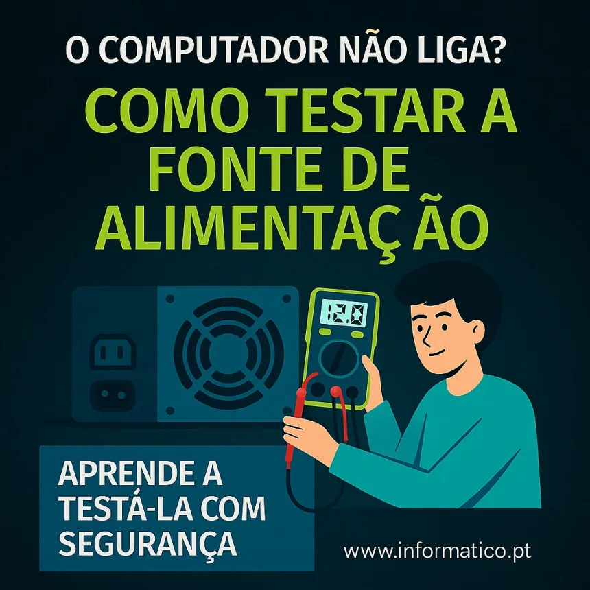 como testar fonte alimentação computador