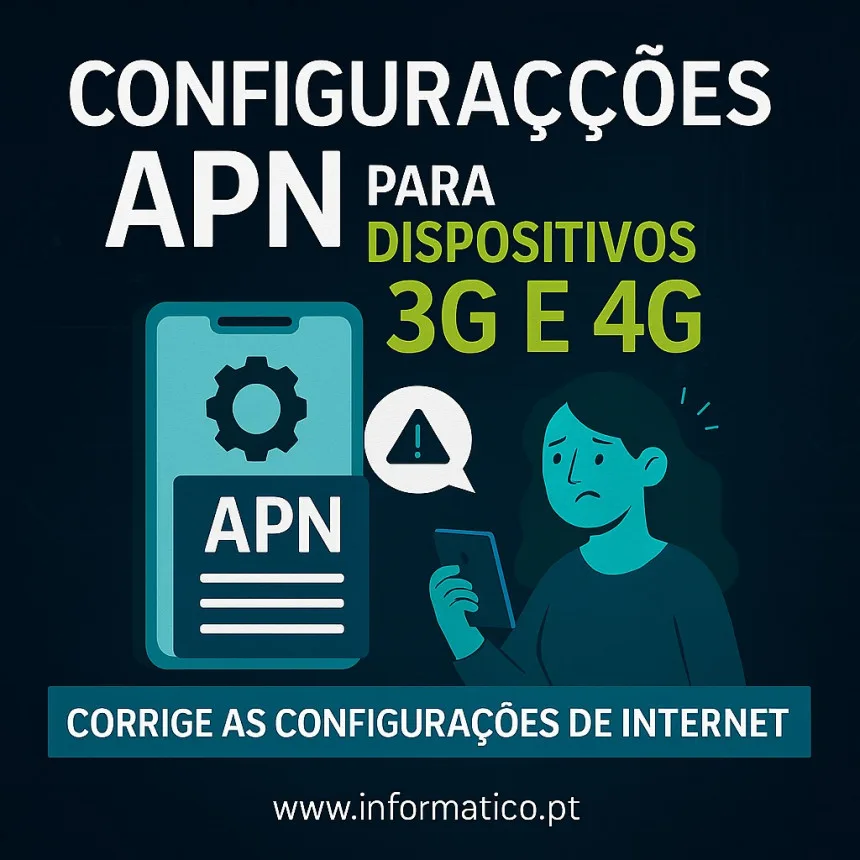 configurar dispositivos APN com 3G e 4G