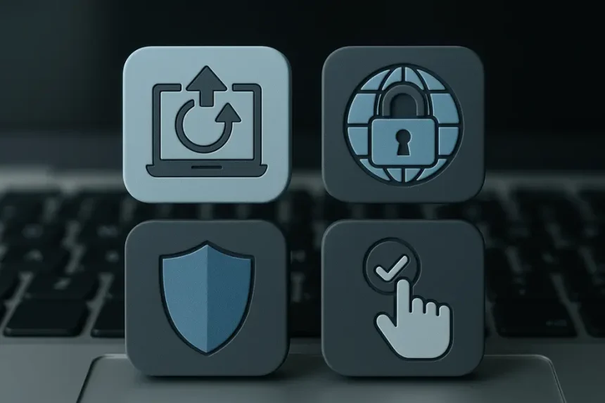 Proteção de Vírus e Malware - Melhor solução grátis 2025 6 Infografia sobre a importância da proteção antivírus em 2025.