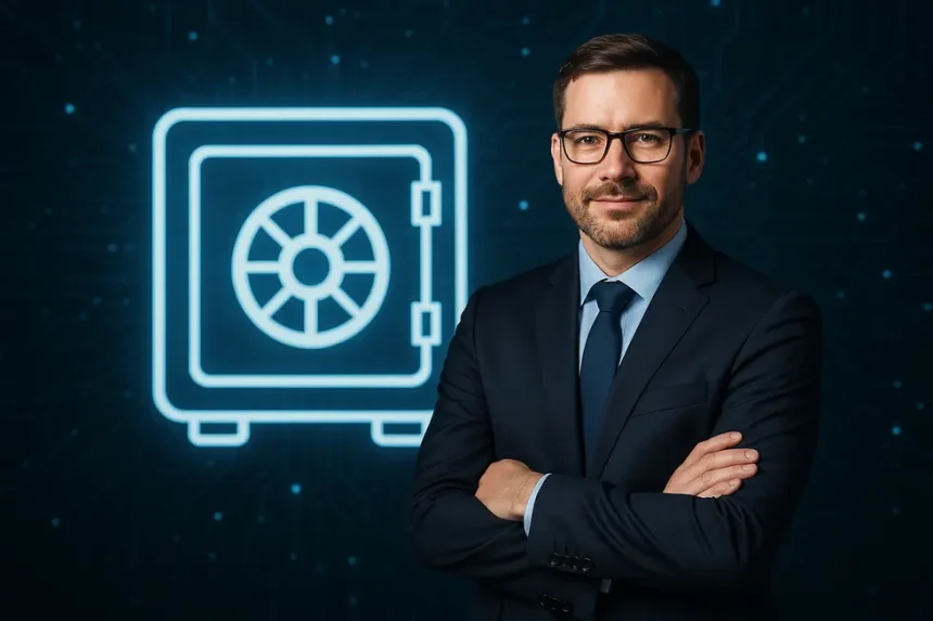 Gestão de Backups e Recuperação - Guia para Empresas 7 Sala de servidores moderna com sistemas de backup automatizados.