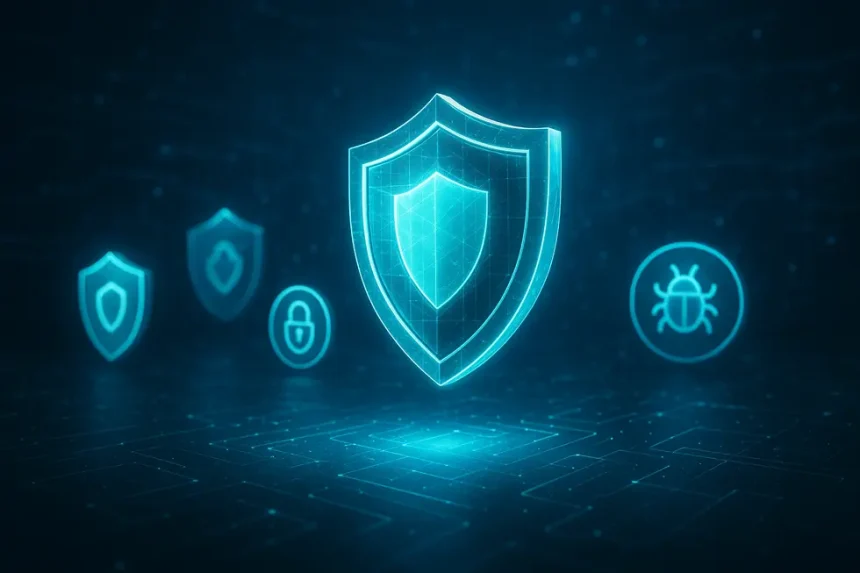 Proteção de Vírus e Malware - Melhor solução grátis 2025 7 Infografia sobre a importância da proteção antivírus em 2025.