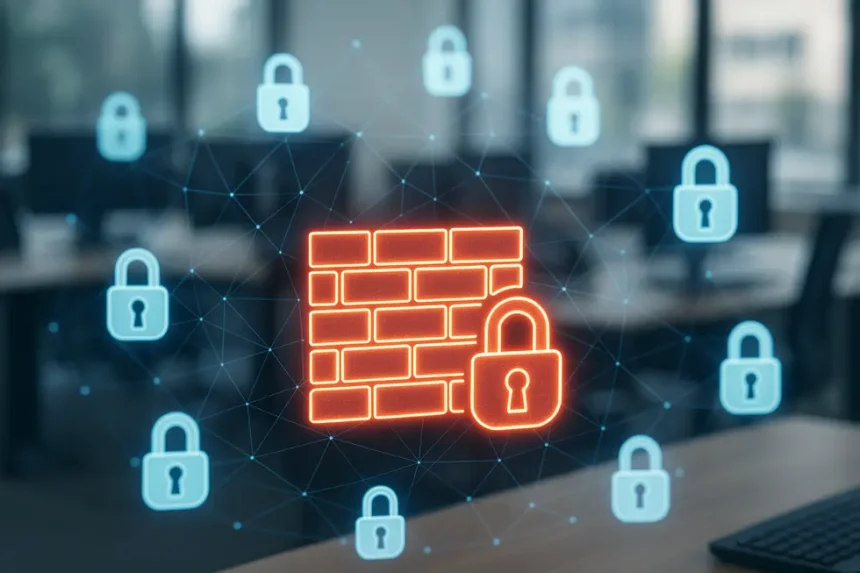 PMEs no Mundo Digital: Estratégias de Cibersegurança 2 Especialista em TI analisando vulnerabilidades numa PME.