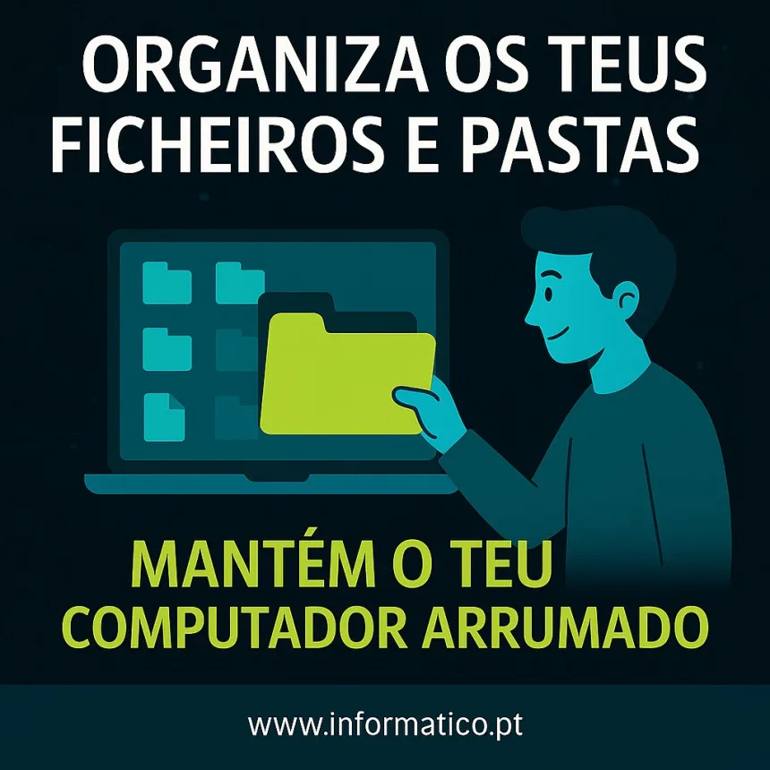 organizar arrumar ficheiros pastas computador