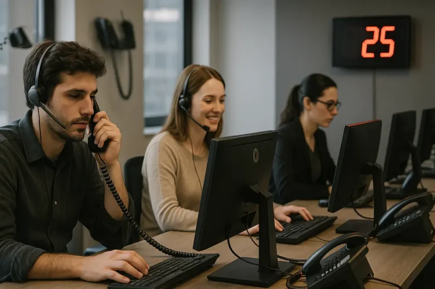 Manutenção Preventiva e Assistência Remota: Vantagem Competitiva para PMEs 4 Técnico realizando manutenção preventiva em um escritório.