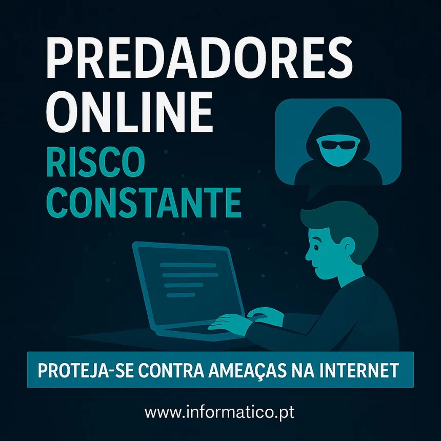 predadores online proteger crianças