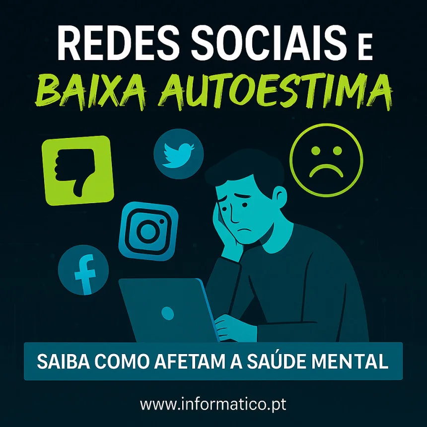 redes sociais baixam autoestima saude mental