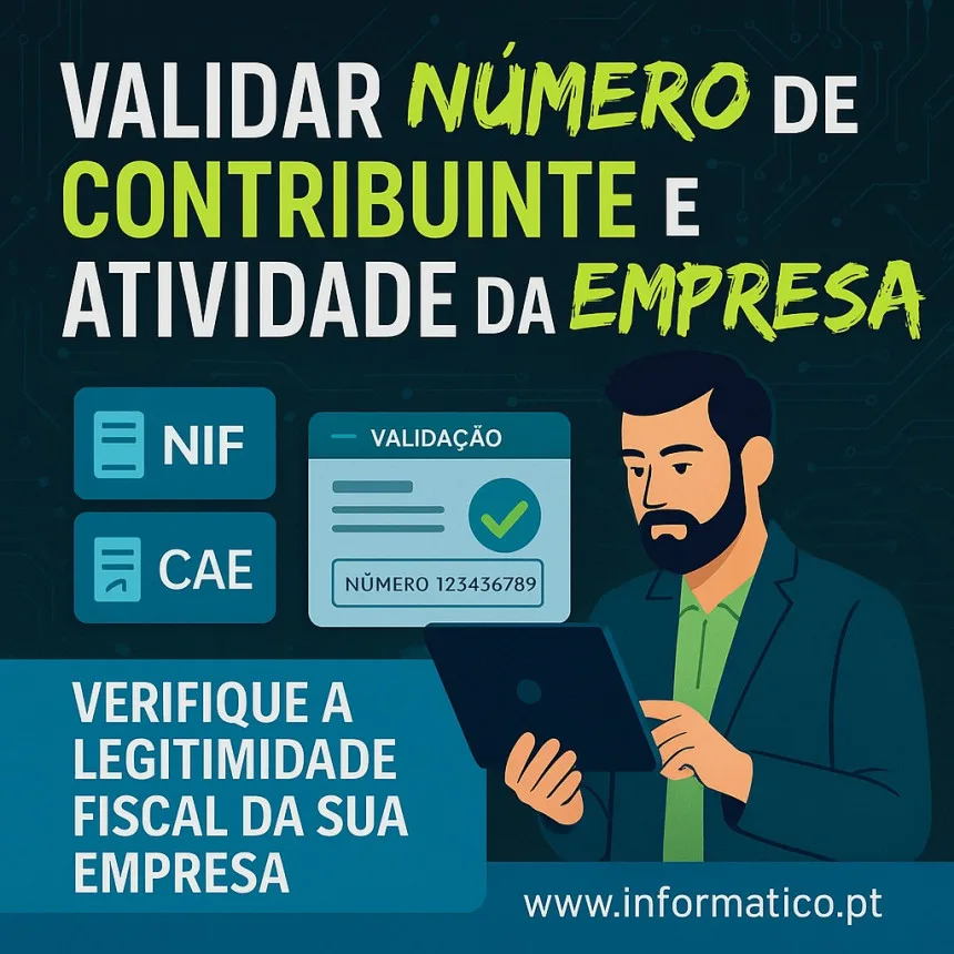 validar numero contribuinte empresa
