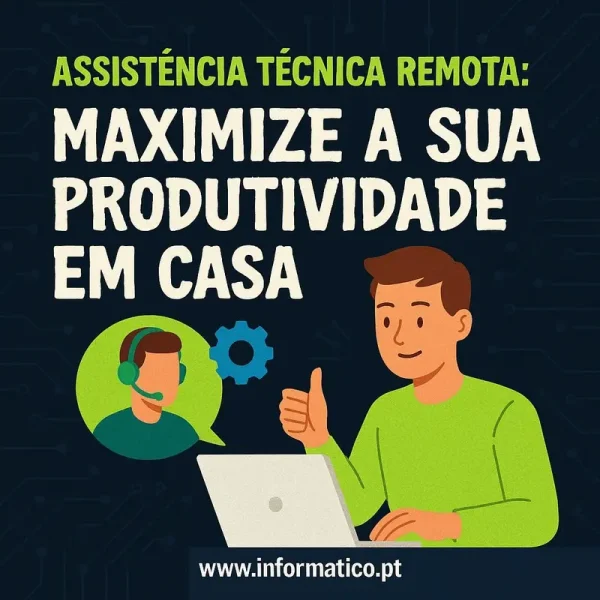 Trabalhador remoto efficientemente colaborando com suporte técnico usando ferramentas digitais.