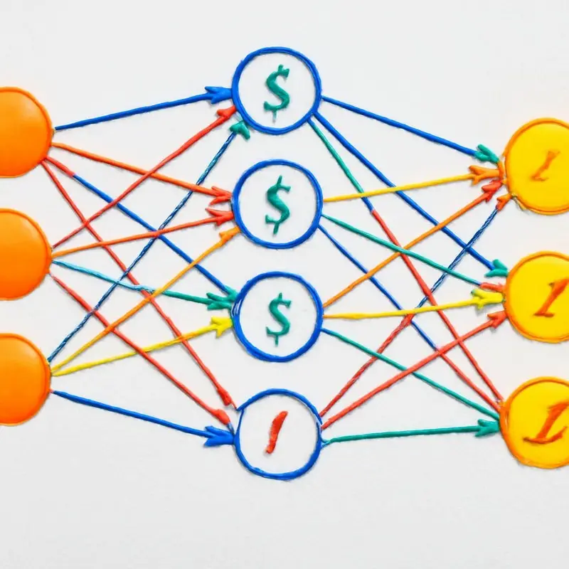 Inteligência Artificial - Explorar Redes Neurais Profundas 1 Diagrama de uma rede neural simples mostrando os fundamentos básicos.