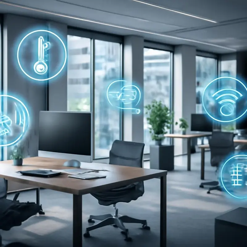 Integrar sensores inteligentes em espaços empresariais 7 Sensores inteligentes trazem inovação e eficiência para espaços empresariais.