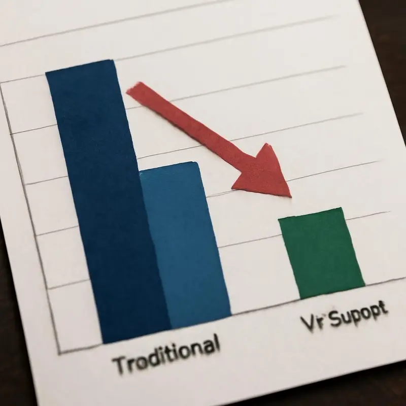 Realidade Virtual: O futuro do apoio técnico remoto 2 Técnico a prestar suporte imersivo com realidade virtual.