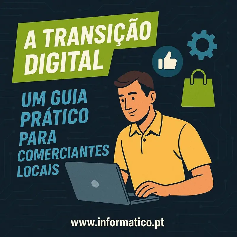 Loja local com integração digital e clientes.