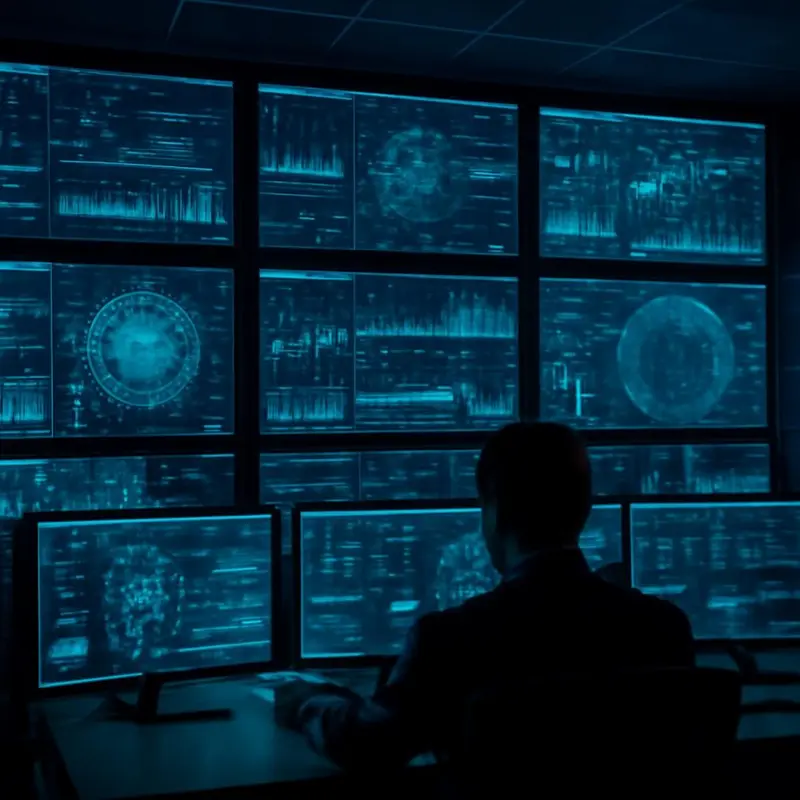 Automação e IA a gerirem operações de rede.