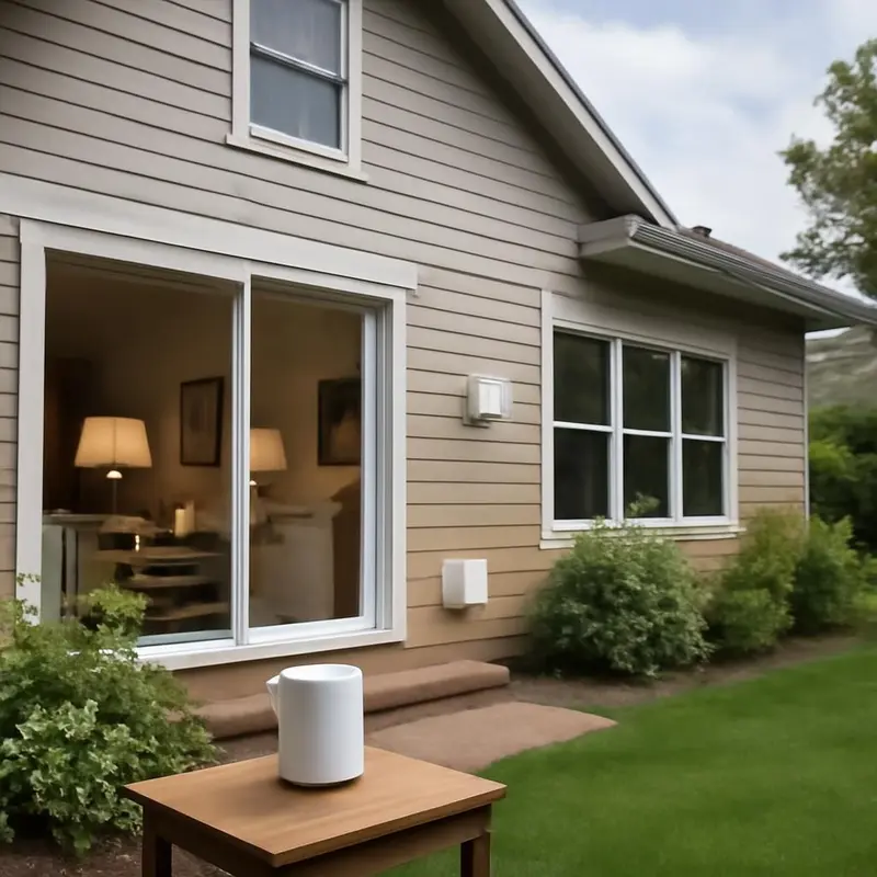 Como otimizar redes domésticas Mesh e melhorar a internet 7 Diagram de uma casa com uma rede mesh.