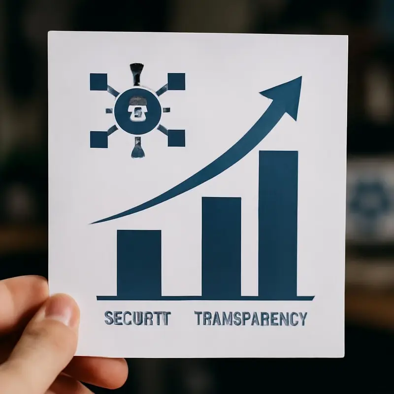 Blockchains na autenticação de redes corporativas 3 Ilustração de blocos de dados interligados representando blockchain.
