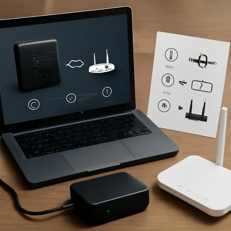 Uma representação visual de um firewall inteligente protegendo dispositivos domésticos.