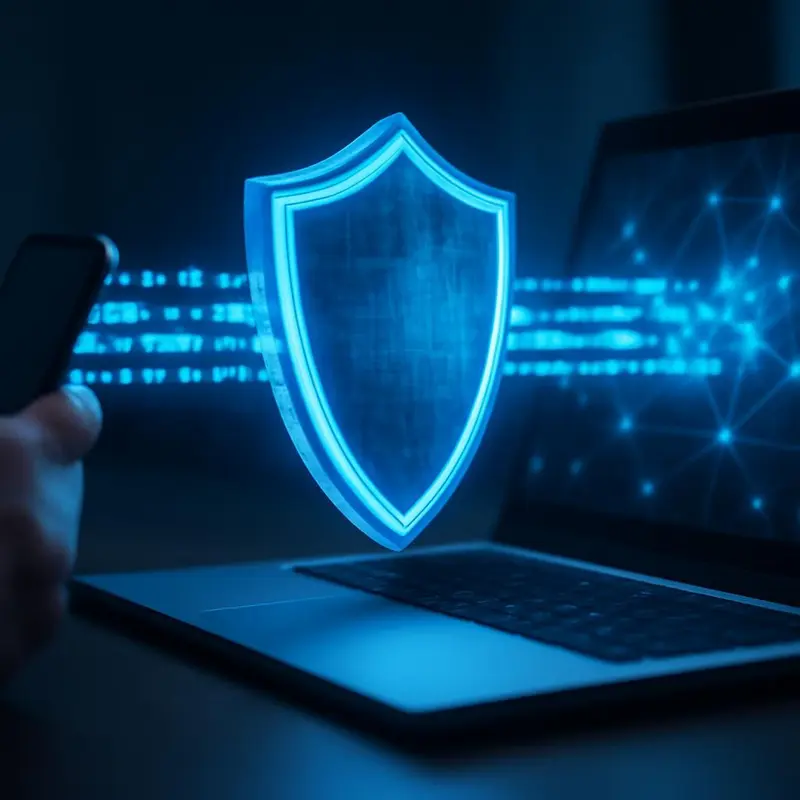 5G e a transformação nos sistemas de telecomunicações 5 Cidade iluminada com dados a fluir, representando o aumento de velocidade e capacidade do 5G.