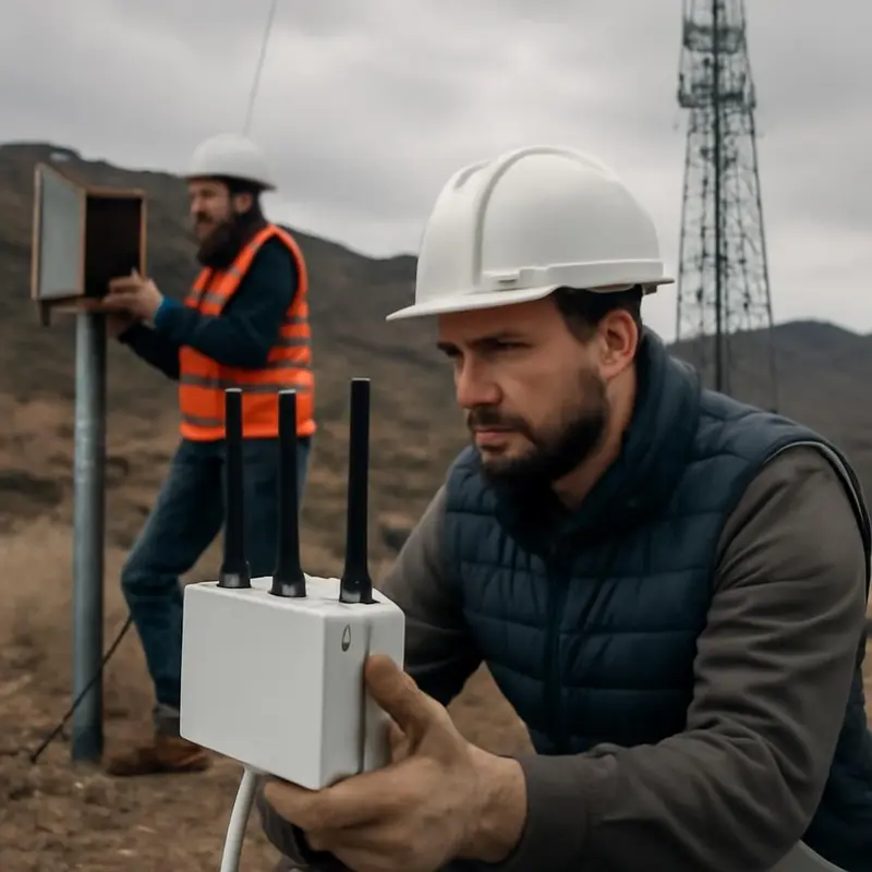 Revolução silenciosa da monitorização ambiental com IoT 5 A coexistência entre indústria e natureza na era moderna.