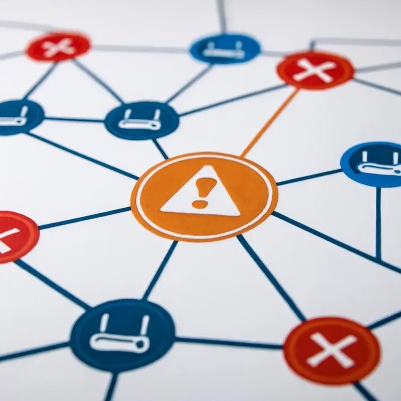 Otimização e confiabilidade das redes MESH empresariais 3 Estrutura tridimensional de uma rede mesh com nós interconectados.