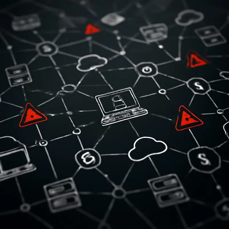 Gestão centralizada de Políticas de Segurança em ambientes TI distribuídos 2 Torre de controlo central simbolizando a gestão unificada de redes.