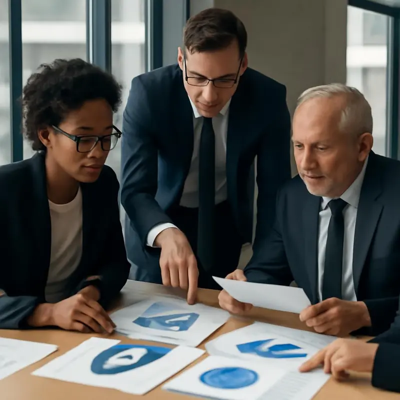 Está em conformidade com o RGPD? - Guia essencial para Empresas 1 Executivos discutindo a importância do RGPD para a proteção de dados na empresa.