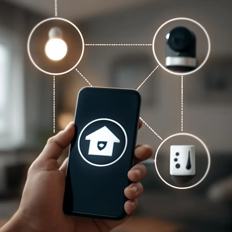 Guia de iniciantes para sistemas de automação residencial 1 Diagrama de automação residencial integrado.