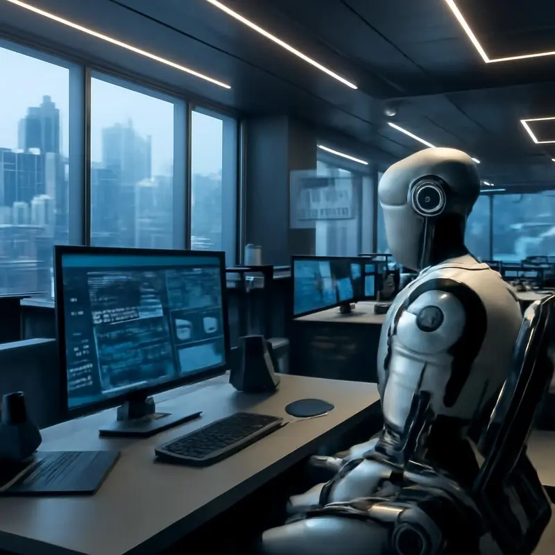 Futuro do setor financeiro com a RPA - Robotic Process Automation 6 Robôs digitais automatizando processos.