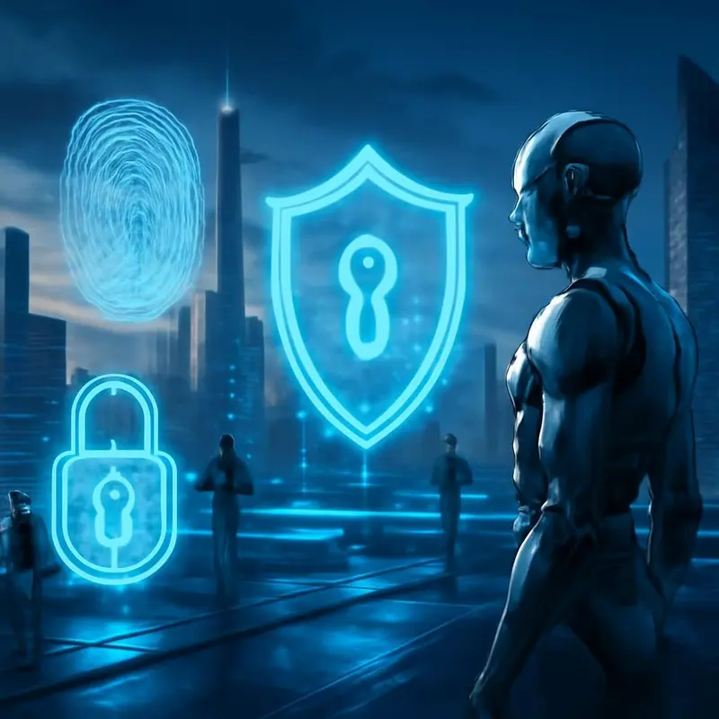Proteger a identidade digital para salvaguardar o futuro digital 7 Hacker tentando invadir uma rede digital, representando ameaças às identidades digitais.