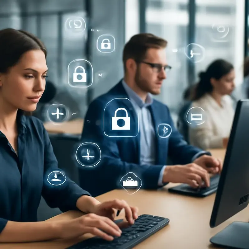 Proteger a identidade digital para salvaguardar o futuro digital 6 Hacker tentando invadir uma rede digital, representando ameaças às identidades digitais.