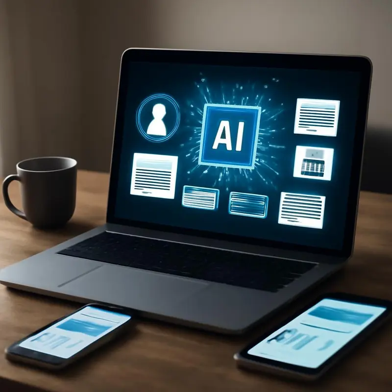 A revolução da Inteligência Artificial no Marketing Digital 1 A IA permite personalização de conteúdos com base em dados de utilizador.