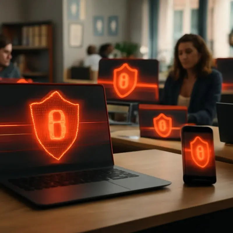 Plataformas Zero-Trust revolucionam a segurança nas PMEs 2 Ilustração do conceito de zero-trust em segurança digital.