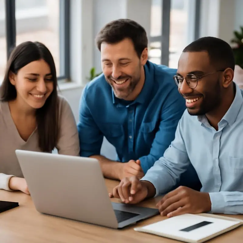 Microempresa com tecnologias de comunicação integradas.