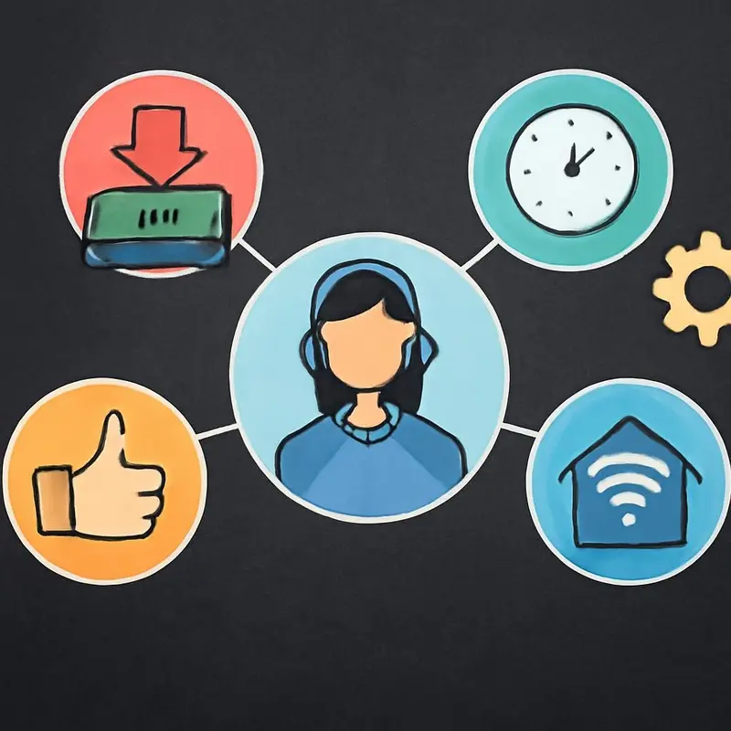 Assistência técnica remota inteligente para routers domésticos 4 Routers são o coração da conectividade em casas modernas.