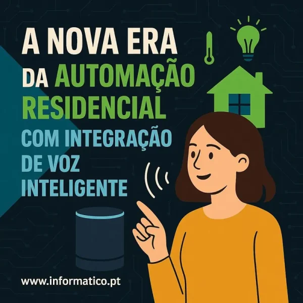 Casa moderna e inteligente com controle de voz e dispositivos tecnologicamente integrados.
