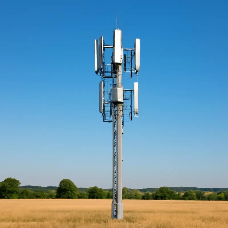 A revolução do 5G e o potencial para as PME em áreas rurais 1 Antena de 5G em ambiente rural.