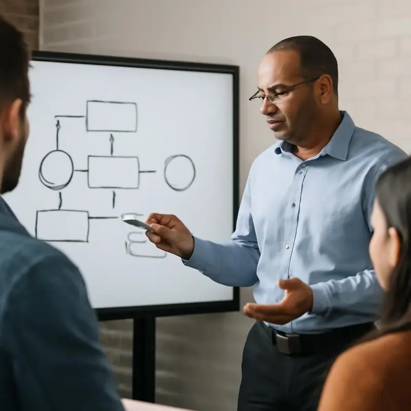 Microempresa com tecnologias de comunicação integradas.