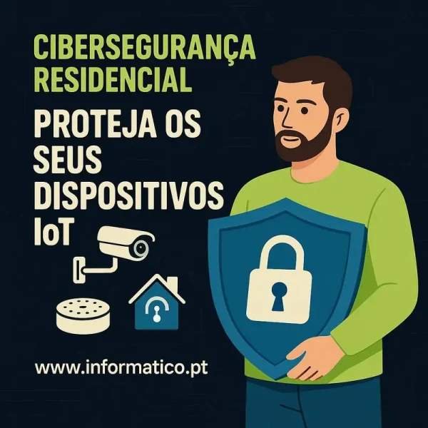 Imagem mostrando diversas tecnologias de segurança em uma casa inteligente.