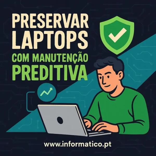 Escritório de startup com técnicos a monitorizar dados preditivos.