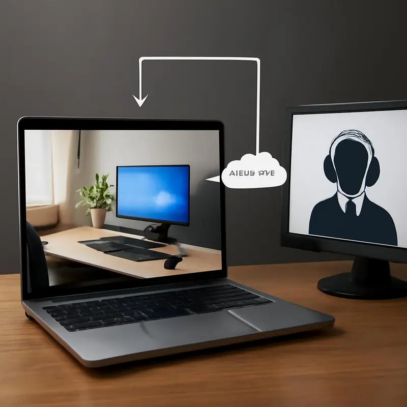 Diagnóstico remoto simplifica a resolução de problemas do PC 2 Técnico a realizar diagnóstico remoto em computadores domésticos.