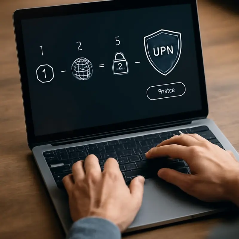 Infográfico explicando o conceito de VPN.