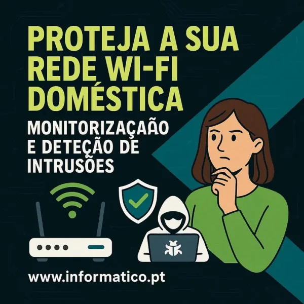 Um escudo digital seguro envolvendo um símbolo de Wi-Fi num ambiente doméstico, ilustrando a proteção da rede.
