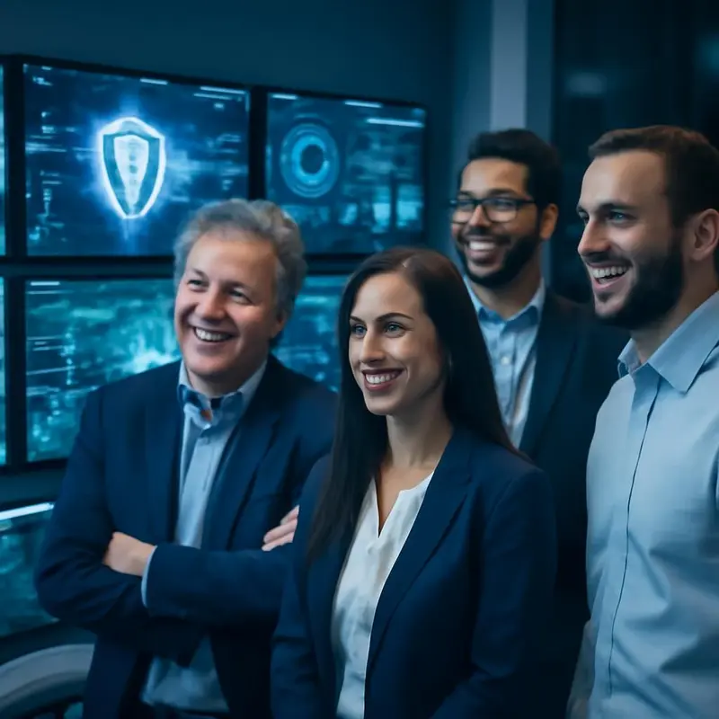 Protegendo o futuro: IA na cibersegurança das empresas locais 7 Visualização da cibersegurança baseada em IA.